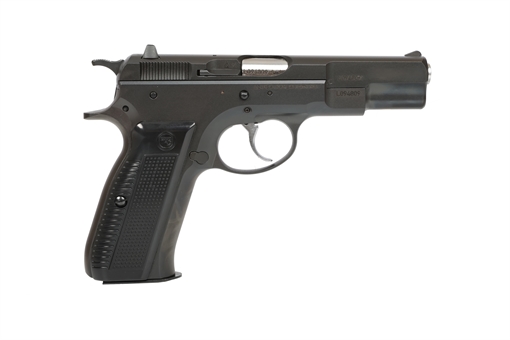 Picture of CZ USA MODEL 75 9MM 4.6IN BARREL 10RD BLUED STEEL FS MAN SAFETY BLK PLASTIC GRIPS 99027 99027