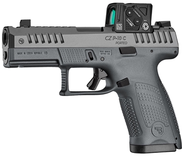 Picture of CZ USA P-10C PORTED COA 9MM 4IN BARREL 10RD BLACK / GREY AIMPOINT COA SIGHT 01582 01582 01582-CZ