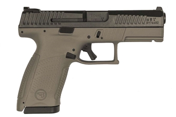 Picture of CZ P-10 C HGA 9MM 4 IN BBL FDE FRAME REVERSABLE MAG CATCH 2/15 RD MAG 89532