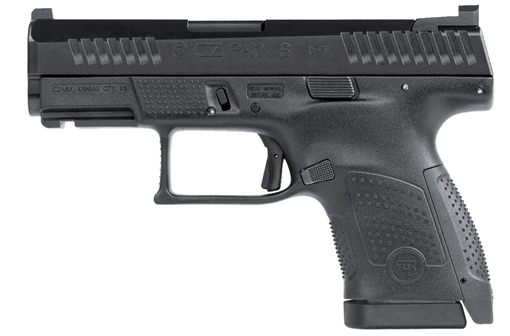 Picture of CZ-USA P-10 S 9mm Luger 3.50" 10+1 Overall Black Finish with Inside Railed Steel Slide, Interchangeable Backstrap Grip, Reversible Mag Release & Picatinny Rail 01560