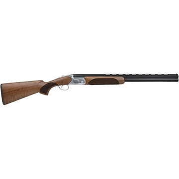 Picture of CZ-USA Redhead Premier 20 Gauge 3" 2rd 28" Gloss Black Chrome Barrel, Silver Satin Chrome Metal Finish, Turkish Walnut Stock Includes 5 Chokes 06473