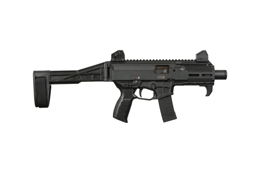 Picture of CZ USA SCORPION 3 9MM 4.2IN BARREL 20RD BLACK TB SB TACTICAL BRACE 5 MAGS 91429 91429