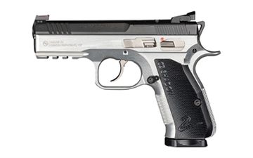 Picture of CZ USA SHADOW 2 9MM 4IN BARREL 15RD TWO TONE CLEAR ANODIZED FRAME/NITRIDE SLIDE FO FRONT/BLK SERRATED HAJO REAR MANUAL SAFETY OPTICS-READY 86156 86156