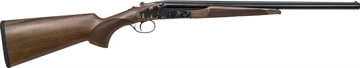 Picture of CZ-USA Sharp-Tail 20 Gauge 3" 2rd 28" Black Hard Chrome Steel Side bY Side Barrel, Color Case Hardened Receiver, Turkish Walnut Wood Fixed Stock, 06403