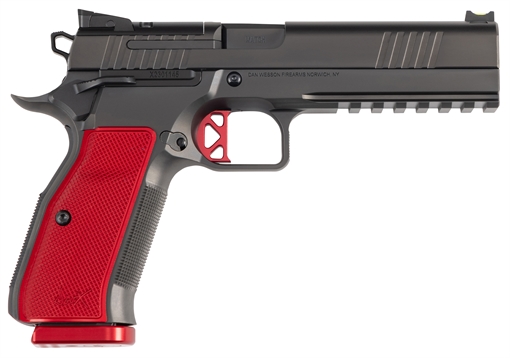 Picture of CZ USA WESSON DWX 9MM 5 OR RAIL RED GRIPS 10RD 92013