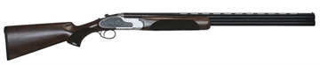 Picture of CZ-USA WingShooter Elite 12 Gauge 3" 2rd 28" Gloss Black Chrome Barrel, Engraved Satin-Gloss Chrome Metal Finish, Turkish Walnut Stock Includes 5 Chokes 06455