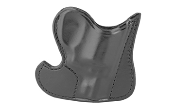 Picture of Don Hume 001 Front Pocket Holster, Fits Taurus 85, S&W J Frame, Ambidextrous, Black Leather J100110R