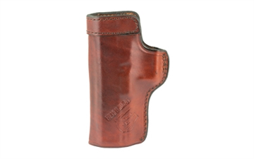 Picture of Don Hume H715M Clip-On Holster, Inside The Pant, Fits Glock 20/21, Right Hand, Brown Leather J168100R