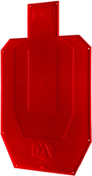 Picture of DA Targets DA Targets Reactive Silhouette Target Warm Full Size DA-FSL-W-1