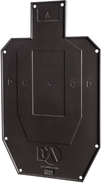 Picture of DA Targets DA Targets Reactive Silhouette Target Warm Half Size DA-HSL-W-1