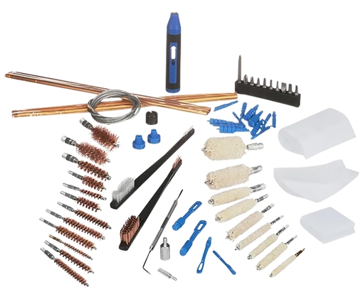 Picture of DAC Super Deluxe Universal Gun Cleaning Kit Multi-Caliber/62 Pieces Silver 38296
