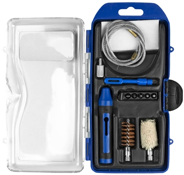 Picture of DAC GunMaster Cleaning Kit 20 Gauge Shotgun/14 Pieces Black/Blue GM20SG