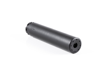 Picture of Dead Air Silencers Multipurpose Direct Thread Suppressor .458 to .338 Lapua Stainless Steel Black Finish 5/8-24 PRIMAL