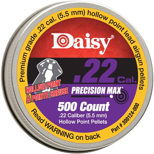 Picture of DAISY .22 CAL. HOLLOW POINT PELLETS - 500 TIN 987785-463