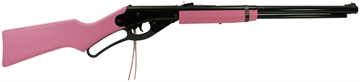 Picture of Daisy 991999-503, Air Rifle, 177BB, 350, Pink, Lever Action Carbine BB, Box, Wood 991999-503 991999503