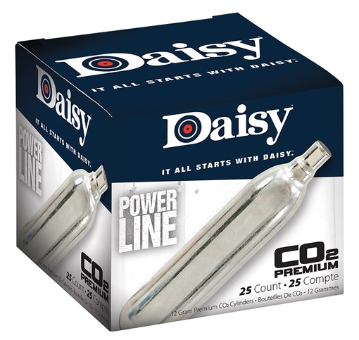 Picture of Daisy 997025604 Powerline CO2 Cylinder 12gram 25/Pack 997025604 997025-604