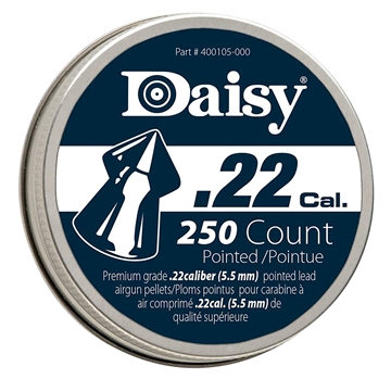 Picture of Daisy PrecisionMax Premium 22 Lead Pointed Field Pellet 250/Tin 997922512