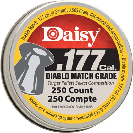Picture of DAISY MATCH 177 PELLET 250-COUNT 10-PACK CASE 985357-406