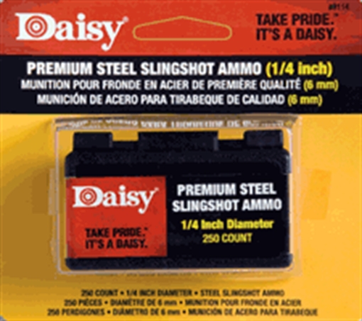 Picture of Daisy 8114 Powerline Premium 1/4" Steel 250 Per Box 988114446 988114-446