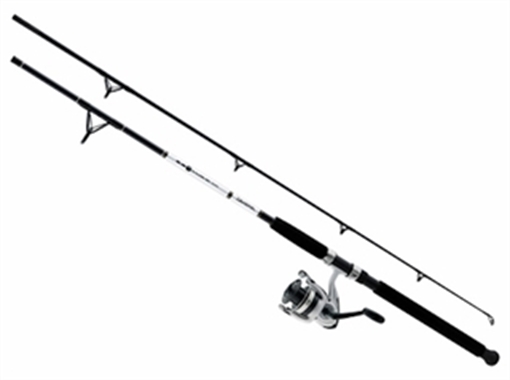 Picture of DAIWA WAVE 2PC 8' SALTWATER SPIN COMBO DWB40B/F802M