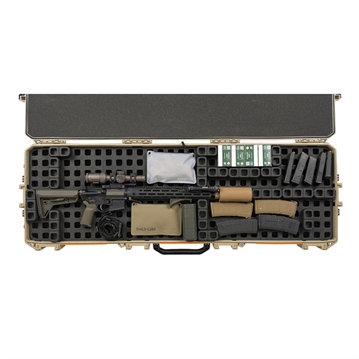 Picture of Magpul Industries DAKA, Grid Case Organizer, Fits Pelican Vault V800, Black, Case Not Included MAG1302-BLK MAG1302BLK