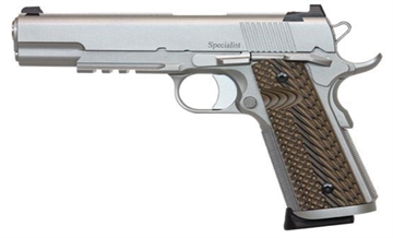 Picture of Dan Wesson Specialist 45 Stainless Rail 2-Dot NS-01993 DW-SPECIALIST-45-SS-RAIL-NS