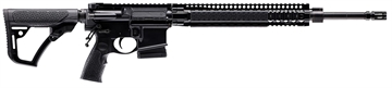 Picture of Daniel Defense DDM4 MK12 SPR *CA Compliant 5.56x45mm NATO 18" 10+1 Black Hard Coat Anodized Rec 6 Position w/SoftTouch Overmolding Stock Black Polymer Grip 0214213175055