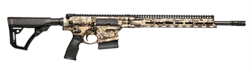 Picture of Daniel Defense DD5 V4 Hunter 260 Rem 18" 5+1 Kryptek Highlander Black 6 Position w/SoftTouch Overmolding Stock Black Polymer Grip Right Hand 0215800300047