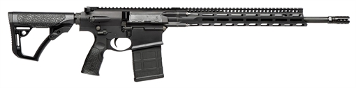 Picture of Daniel Defense DD5 V4 *CO Compliant 7.62x51mm NATO 18" No Magazine Black Hard Coat Anodized Black Phosphate 6 Position w/SoftTouch Overmolding Stock Black Polymer Grip 0215813210067