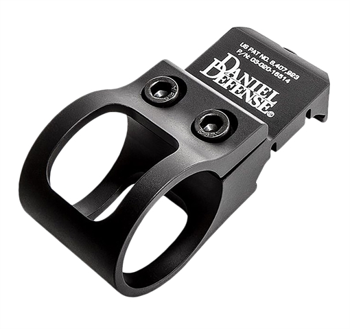 Picture of Daniel Defense 0302016514 Offset Flashlight Mount with 1" Diameter Aluminum Black Hard Coat Anodized 0302016514 03-020-16514