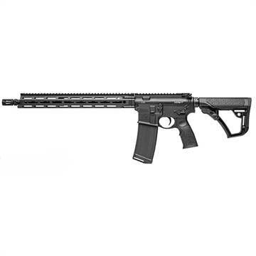 Picture of Daniel Defense DDM4V7, Semi-automatic Rifle, 223Rem/556NATO, 16" Cold Hammer Forged Barrel, 1:7 Twist, Matte Finish, Black, Daniel Defense Furniture, Daniel Defense Flash Suppressor, Daniel Defense MFR XS 15" Handguard, 32 Rounds, 1 Magazine 02-128-02081-047