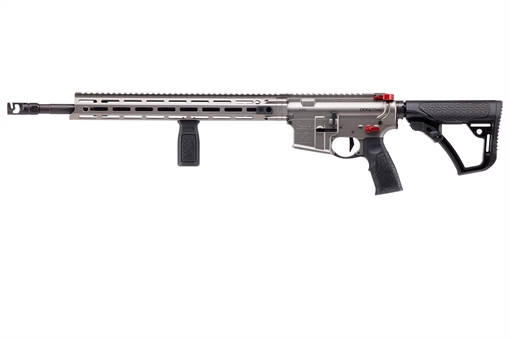Picture of Daniel Defense DDM4 V7 Pro *CA Compliant 5.56x45mm NATO 18" 10+1, Gun Metal Gray Rec, Black OEM Overmolded Stock & Grip, Geissele Trigger, Red Radian Acc. 0212809385055