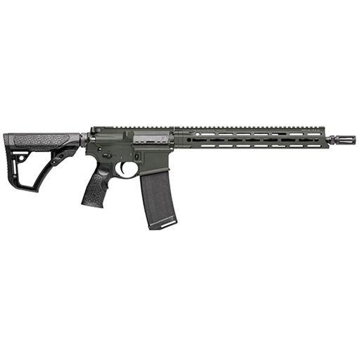 Picture of Daniel Defense DDM4 V7 SLW 5.56x45mm NATO 14.50" 32+1 Deep Woods Green Cerakote 6 Position w/SoftTouch Overmolding Stock 0212801219047