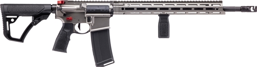 Picture of Daniel Defense DDM4 V7 Pro 5.56x45mm NATO 18" 30+1, Cobalt Rec, Black OEM Overmolded Stock & Grip, Geissele Trigger 0212810739047