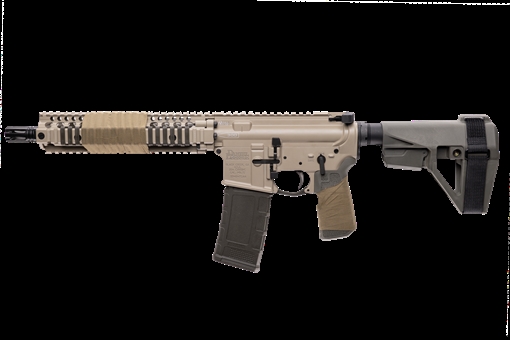 Picture of DANIEL DEFENSE MK18 ELITE 300BLK PISTOL 10.3" FDE/ODG SB TACTICAL BRACE 1-30RD MAG MK18GT