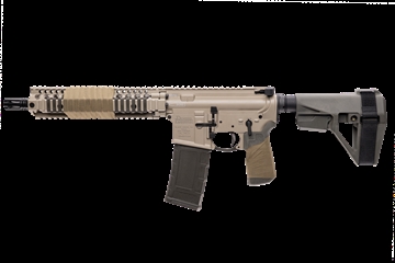 Picture of DANIEL DEFENSE MK18 ELITE 300BLK PISTOL 10.3" FDE/ODG SB TACTICAL BRACE 1-30RD MAG MK18GT