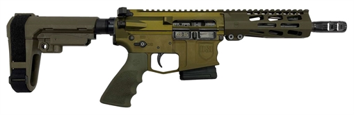 Picture of DARK STORM DS-15 TYPHOON FIXED MAGAZINE HGA 5.56 NATO 7.5IN BBL OR ODG CERAKOTE 10RD MAG DSI-DS15-TYP-FP5-ODG