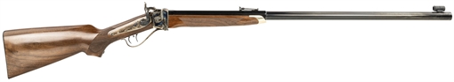 Picture of Davide Pedersoli 1877 Sharps Long Range 45-70 Gov 1rd 30" Barrel, Black Metal Finish, Walnut Pistol Grip Stock, Blade Front/Rear Sights, Double Set Trigger 010S74947G