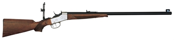 Picture of Davide Pedersoli Rolling Block Creedmoor #2 Full Size 45-70 Gov 1rd, 30" Blued Round Steel Barrel, Blued Steel Receiver, Walnut Fixed Stock, Double Set Trigger, Right Hand 010S822457