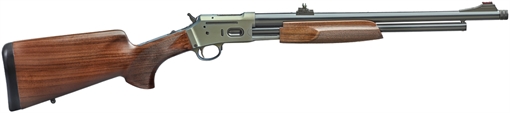 Picture of Davide Pedersoli Jackal 44 44 Mag 6+1 19" Silver Cerakote Threaded Barrel & Receiver w/Picatinny Rail, Walnut Fixed Stock 010S934044
