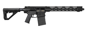 Picture of Diamondback Firearms DB10, Semi-automatic Rifle, AR 10, 8.6 Blackout, 16" Barrel, Carbine Length Gas System, Anodized Finish, Black, 20 Rounds, 1 Magazine DB1080W001
