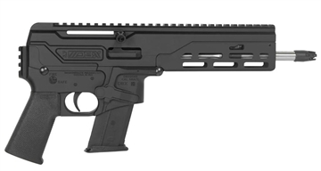 Picture of Diamondback Firearms Semi-automatic Pistol, 5.7X28MM, 8" Barrel, 1/2" x28 Thread, DBX Muzzle Device, Anodized Finish, Black, M-LOK Handguard, Aluminum Frame, 20 Rounds, 1 Magazine DB1614L001