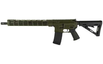 Picture of Diamondback Firearms DB15, Semi-automatic Rifle, AR, 223 Remington/556NATO, 16" Barrel, Mil Spec OD Green, 6 Position Stock, 15" MLOK Handguard, 30 Round, 1 Magazine DB171AK201