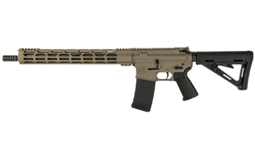Picture of Diamondback Firearms DB15, Semi-automatic Rifle, AR, 223 Remington/556NATO, 16" Barrel, 1/2-28 Thread Pitch, Cerakote Finish, Smoked Bronze, 6 Position Stock, 15" MLOK Handguard, 30 Rounds, 1 Magazine DB171AK211