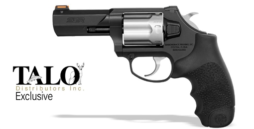 Picture of Diamondback Firearms SDR, TALO Exclusive, Double Action/Single Action, Revolver, 357 Magnum/38 Special, 3" Barrel, Stainless Steel Construction, Black Nitride and Glass Bead Finish, Two Tone Black, Rubber Grips, Fiber Optic Sights, 6 Rounds 0780S993