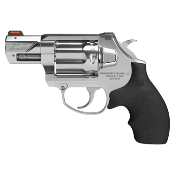 Picture of Diamondback Firearms SDR, Self Defense Revolver, DA/SA, 9MM, 2" Barrel, Stainless Steel Construction, Polished Finish, Silver, Fiber Optic Sights, 6 Rounds 0700P701
