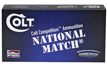 Picture of DoubleTap Ammunition Colt National Match, 223 Remington, 62Gr, Full Metal Jacket, 50 Round Box 223R62FMJCT