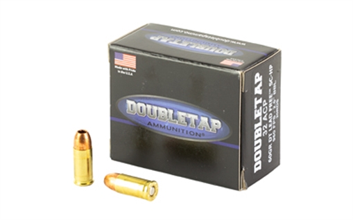 Picture of DoubleTap Ammunition Lead Free, 32 ACP, 60 Grain, Solid Copper Hollow Point, 20 Round Box 32A60X