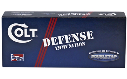 Picture of DoubleTap Ammunition Colt Defense, 38 Special+P, 110Gr, Solid Copper Hollow Point, 20 Round Box 38SP110CT