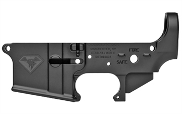 Picture of Doublestar Corp. Stripped Lower, STAR-15, Semi-automatic, 223 Remington/5.56 NATO, Anodized Finish, Black DSCL101